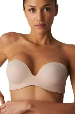 Simone Perele Essential Strapless Bra In Peau Rose 5 Simone Perele Essential Strapless Bra In Peau Rose -Fashion Lingerie Shop 13v303 13v720 739 018 23 1