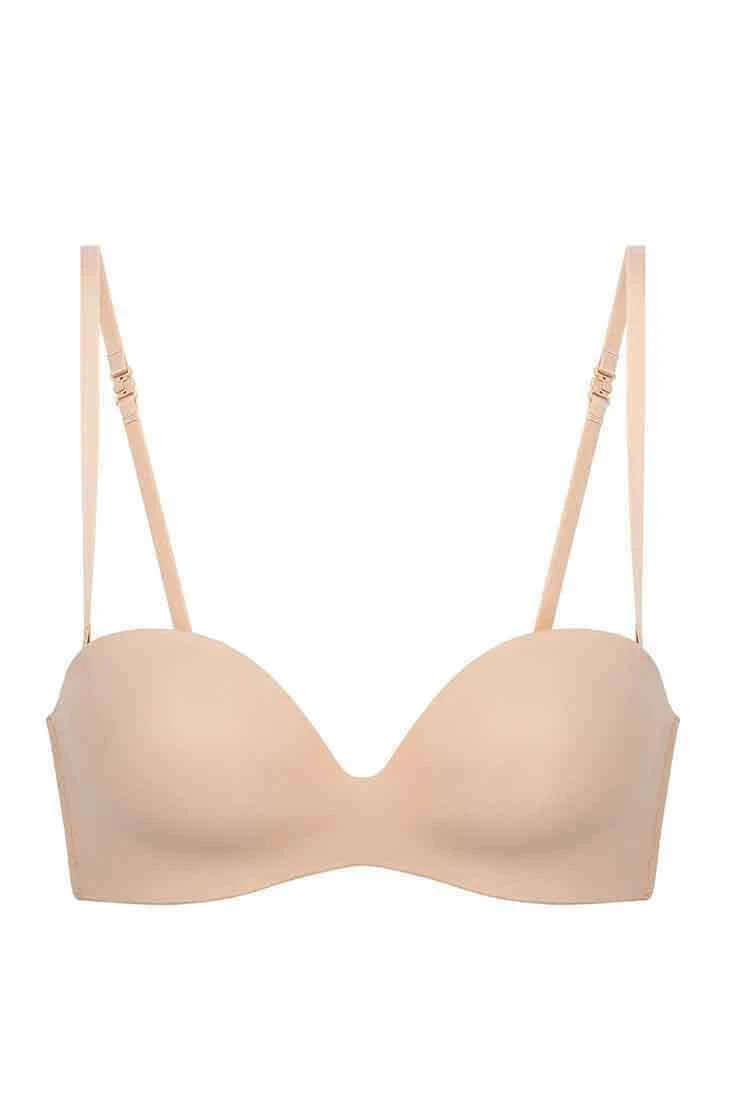 Simone Perele Essential Strapless Bra In Peau Rose 2 Simone Perele Essential Strapless Bra In Peau Rose - Image 2