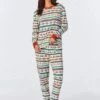 Festive Fairisle Long Sleeve Jogger Set