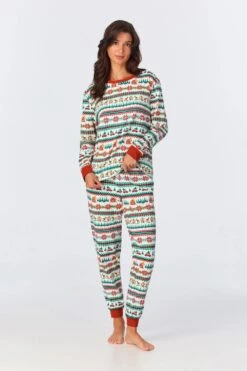 Festive Fairisle Long Sleeve Jogger Set