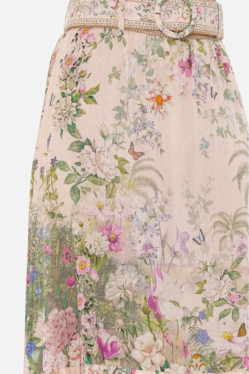 Camilla Skirt With Deep Hem And Frill And Belt 3 Camilla Skirt With Deep Hem And Frill And Belt - Image 3