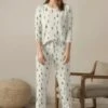 Have Fun Skiing Cozy Long Pj Set