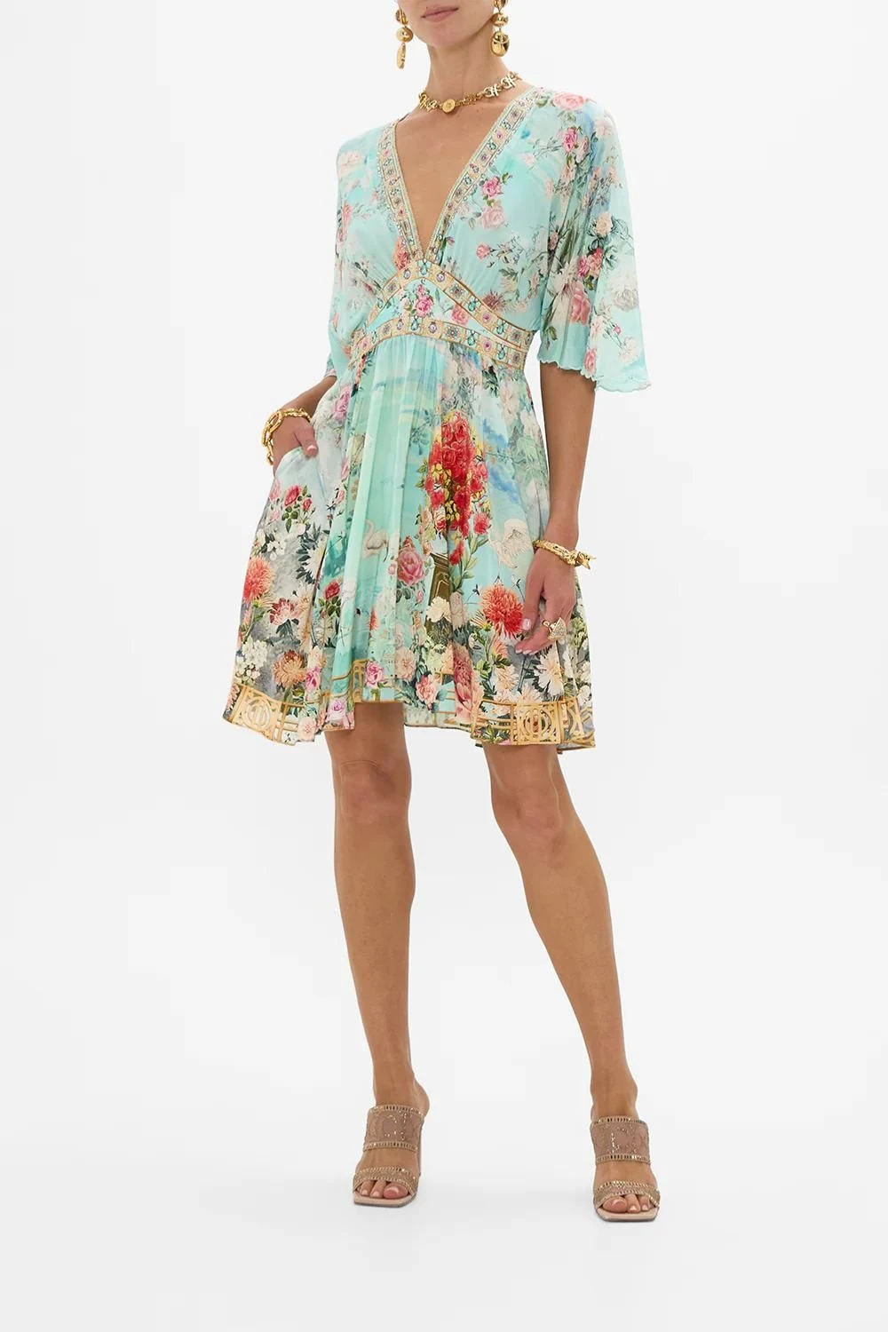 Camilla Short Waisted Dress In Jewellery Museum 1 Camilla Short Waisted Dress In Jewellery Museum