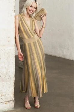 Gala Sleeveless Wrap Dress