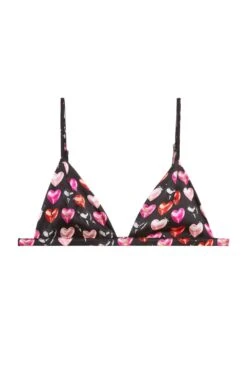 Fleur Du Mal Luxe Triangle Bra In Black Mini Heartbreaker -Fashion Lingerie Shop 1 c25b7791 15b9 4787 9476 48731c1251e3