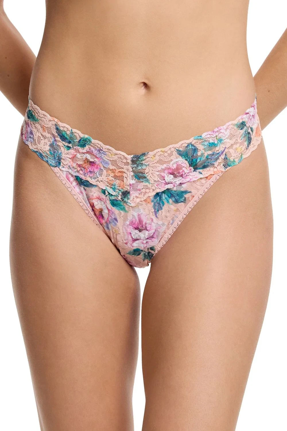 HANKY PANKY Buy Myself Flowers Original Rise Thong 1 HANKY PANKY Buy Myself Flowers Original Rise Thong