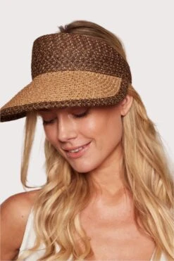 Eugenia Kim Ricky Visor In Chocolate