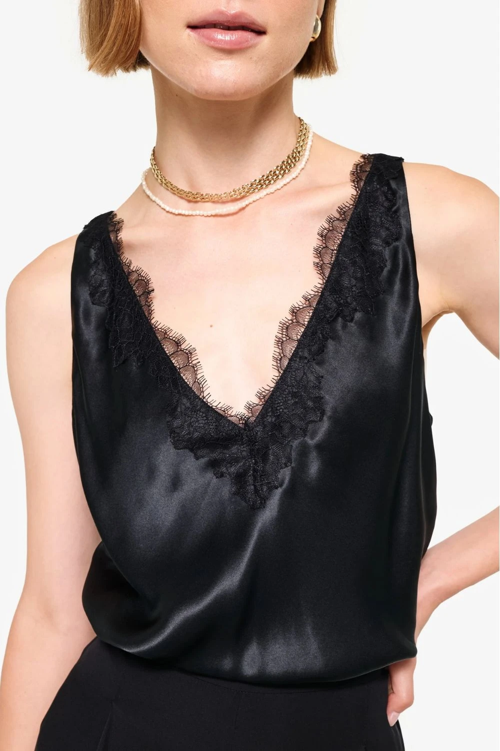 Marris Camisole In Black 2 Marris Camisole In Black - Image 2