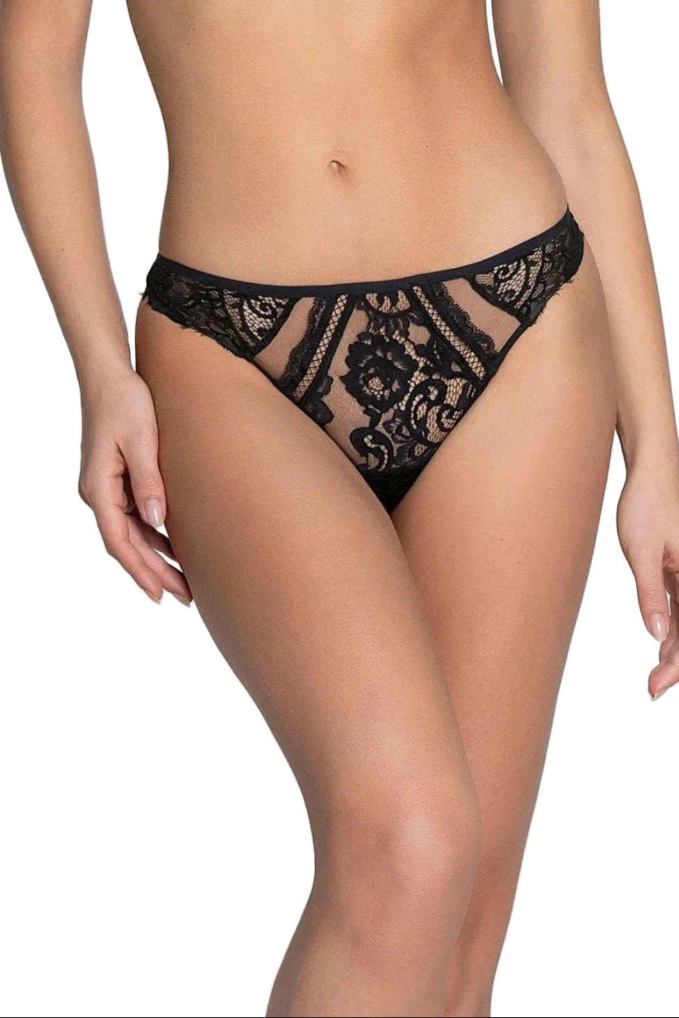 Desirs De Venise Thong In Black 1 Desirs De Venise Thong In Black
