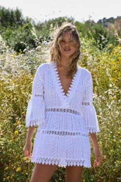 Melissa Odabash Victoria Kaftan In White