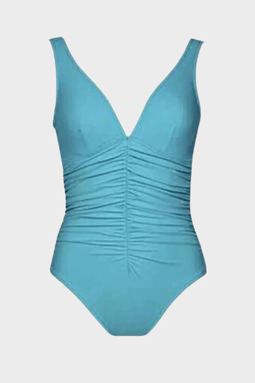 Smart V-Neck One Piece In Sea 1 Smart V-Neck One Piece In Sea