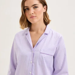 Essentiel Long Pj Set In Mauve -Fashion Lingerie Shop 2511122 mauve 2