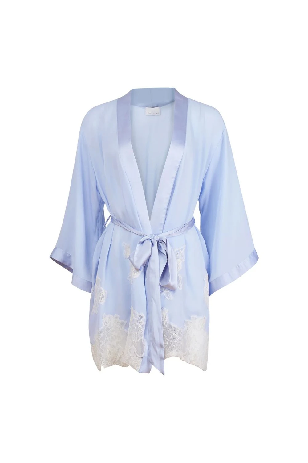 Fleur Du Mal Lace Applique Robe In Cloud 4 Fleur Du Mal Lace Applique Robe In Cloud - Image 4