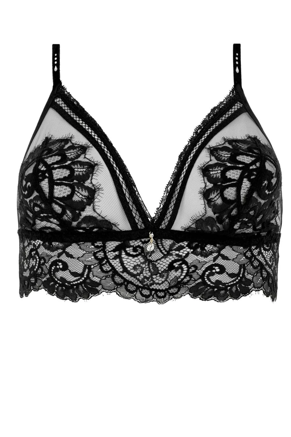 Desirs De Venise Bralette In Black 3 Desirs De Venise Bralette In Black - Image 3