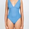 Ines V-Neck One-Piece In Mystic