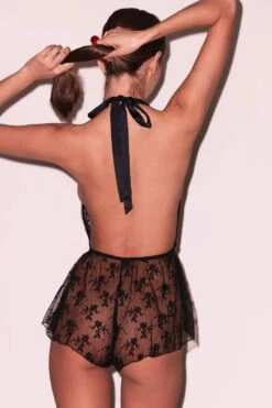 Fleur Du Mal Untie Me Playsuit In Black 4 Fleur Du Mal Untie Me Playsuit In Black -Fashion Lingerie Shop 2 f11154b2 716a 46a8 ab66 87dee4d870c6