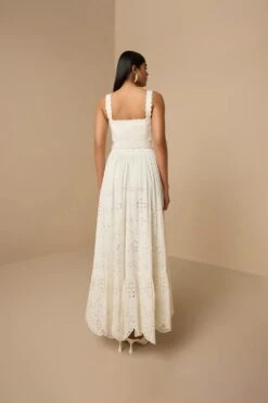 Adya Long Dress In Off-White -Fashion Lingerie Shop 2 f20e41fd 0d66 444d 837c 5dc196742a03