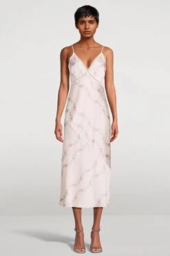 LoveShackFancy Ermon Dress In Apricot Medley