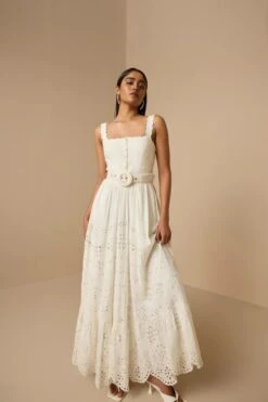 Adya Long Dress In Off-White -Fashion Lingerie Shop 3 8a3627cf 6712 4080 bbc8 6d51cdf644b4