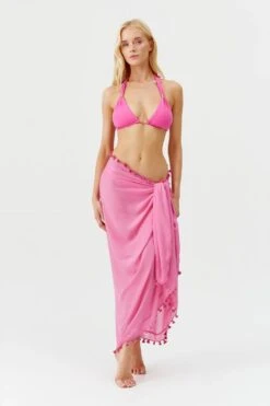 Melissa Odabash Pom Pom Trim Cotton Pareo 22 Melissa Odabash Pom Pom Trim Cotton Pareo -Fashion Lingerie Shop 3 aecfab1f 6d0a 4fb9 bef3 ec21cb2295f1