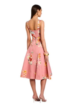 Saba Midi Dress In Peach Floral 5 Saba Midi Dress In Peach Floral -Fashion Lingerie Shop 3 b6ee7af6 3628 44da 89d7 0909c7d35025