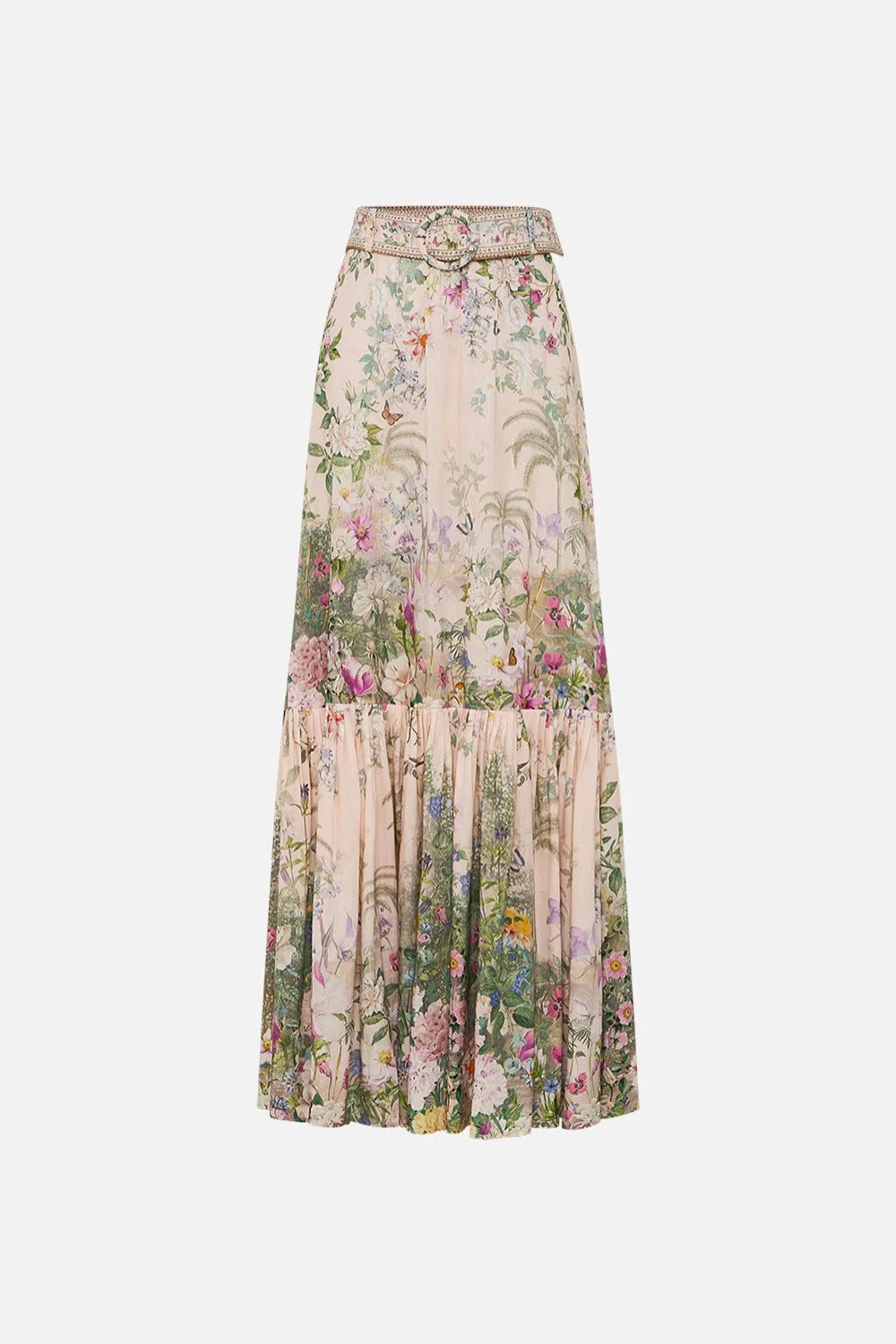 Camilla Skirt With Deep Hem And Frill And Belt 4 Camilla Skirt With Deep Hem And Frill And Belt - Image 4