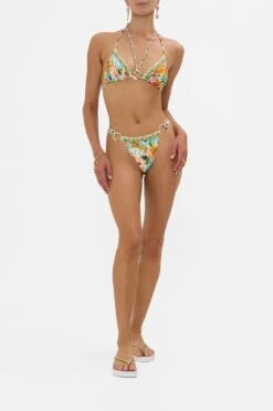 Camilla Ring Tri Multi Strap Bikini In Bathing Bombshell