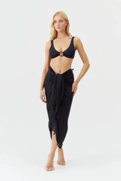 Melissa Odabash Pom Pom Trim Cotton Pareo 16 Melissa Odabash Pom Pom Trim Cotton Pareo -Fashion Lingerie Shop 5 40482486 5724 4bc1 a7ab 3b1fc391e78f