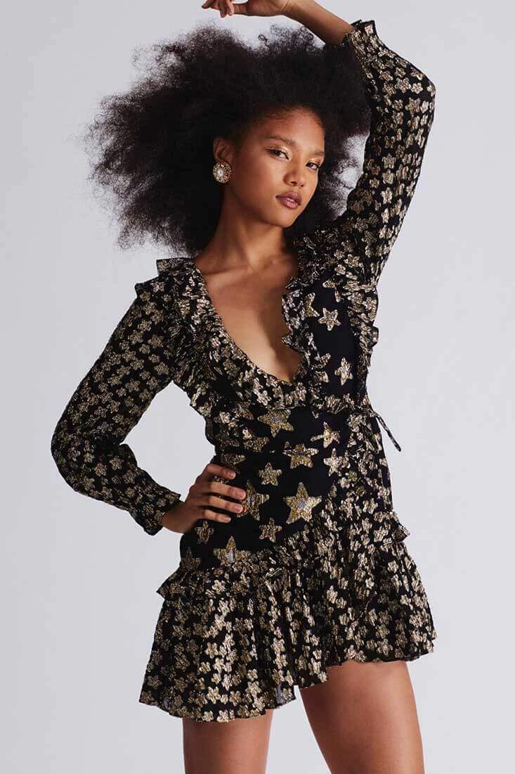 LoveShackFancy Findlay Wrap Dress 2 LoveShackFancy Findlay Wrap Dress - Image 2