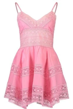 Satien Short Dress In Rose Quartz 6 Satien Short Dress In Rose Quartz -Fashion Lingerie Shop CharoRuizSatinShortDress NBG