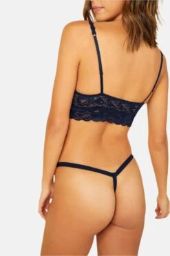 Cosabella Never Say Never Skimpie G-String 26 Cosabella Never Say Never Skimpie G-String -Fashion Lingerie Shop CosabellaNeverSayNeverSkimpieG StringinNavy 2