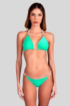 Shelley Bikini Set In Malachite/White Reversible