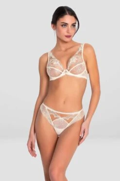 Princesse Iris Glam Triangle Bra In Ecru Nacre 10 Princesse Iris Glam Triangle Bra In Ecru Nacre -Fashion Lingerie Shop LiseCharmelPrincesseIrisThonginEcruNacre 517a940a 1803 4bad 9232 1c704f4dad57