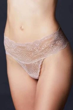 Sapna Mid-Rise Thong 16 Sapna Mid-Rise Thong -Fashion Lingerie Shop SApnaMidRiseThongchampagne