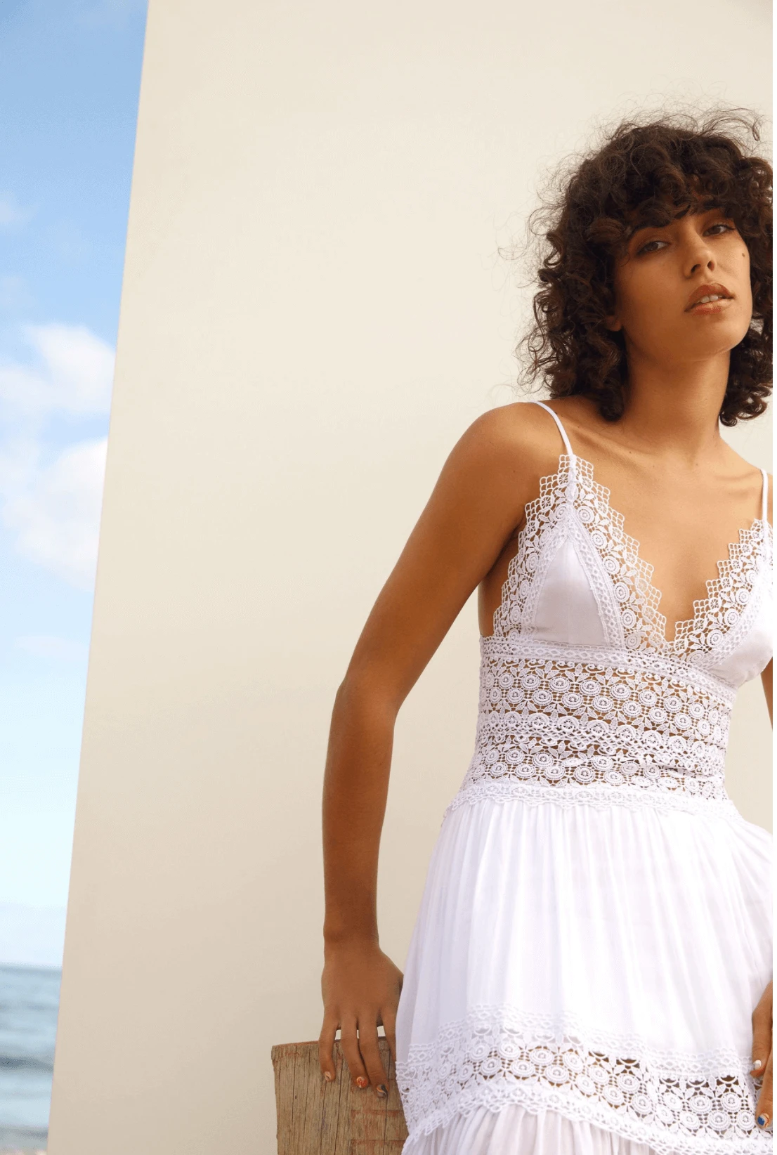 Cindy Long Dress In White 3 Cindy Long Dress In White - Image 3