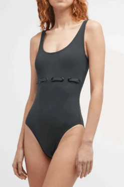 Lucy Round Neck 417-770 In Charcoal