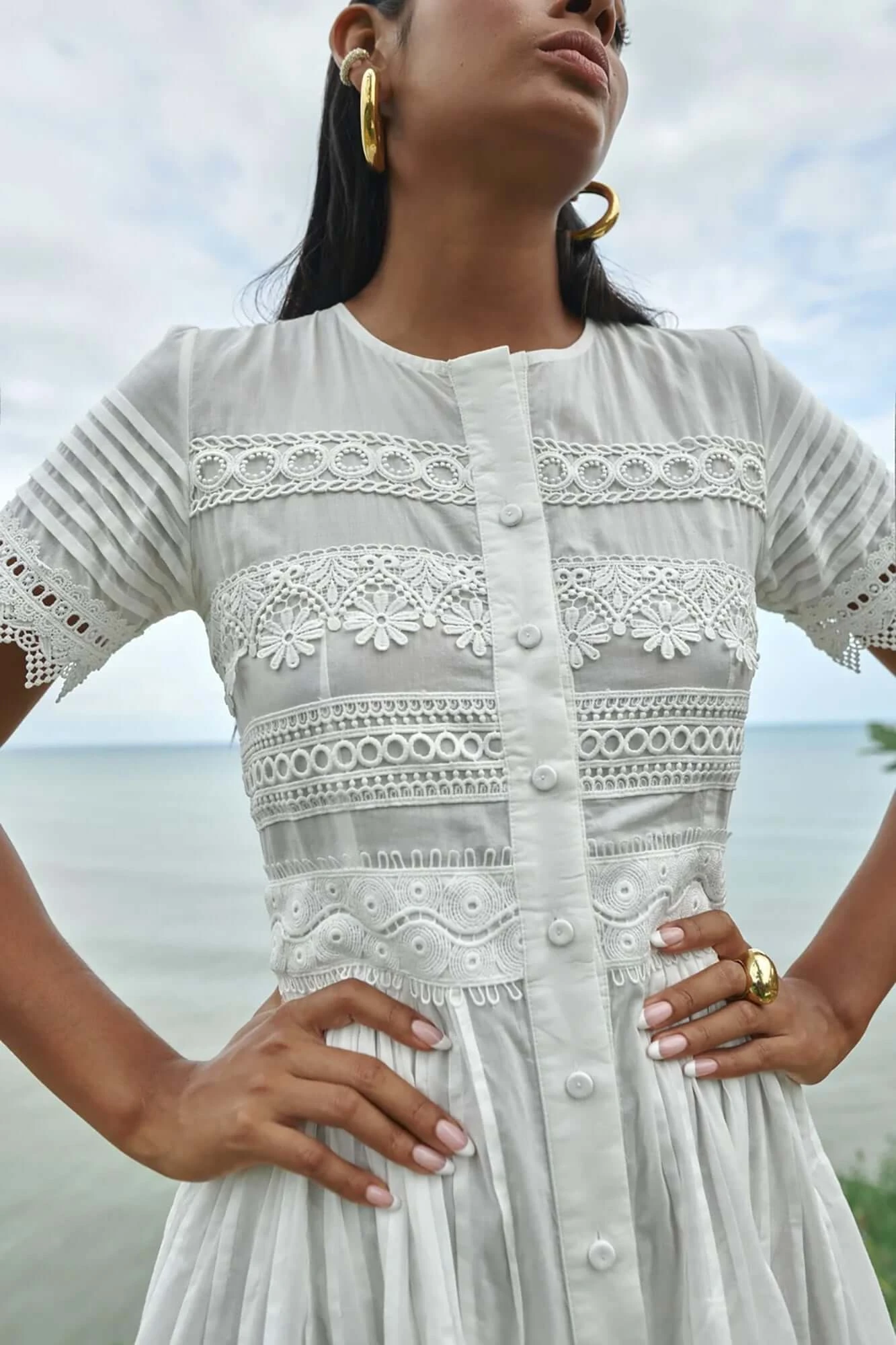 Violetta Dress In White 3 Violetta Dress In White - Image 3