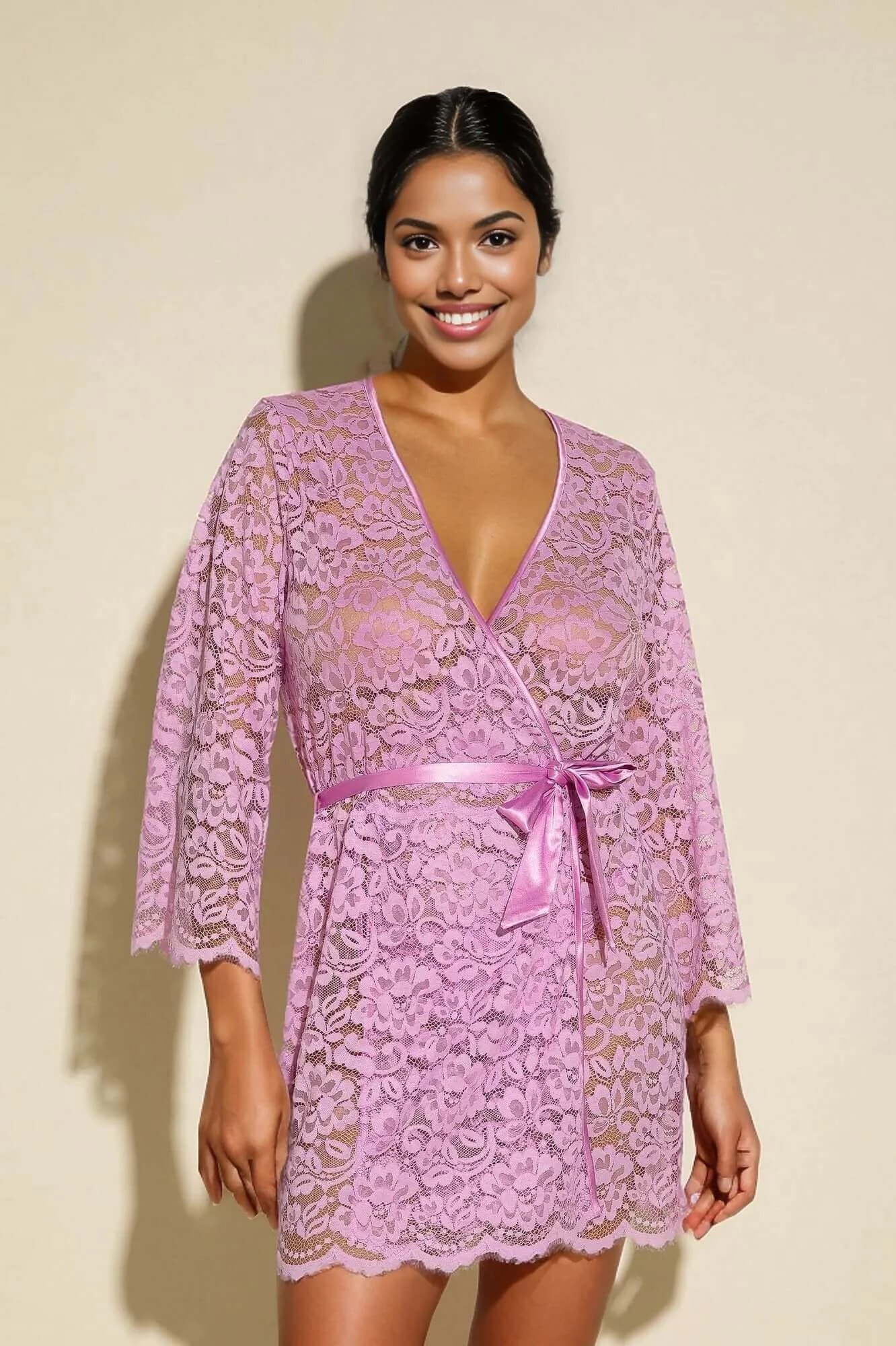 Cosabella Magnolia Robe In Neela Flower 3 Cosabella Magnolia Robe In Neela Flower - Image 3