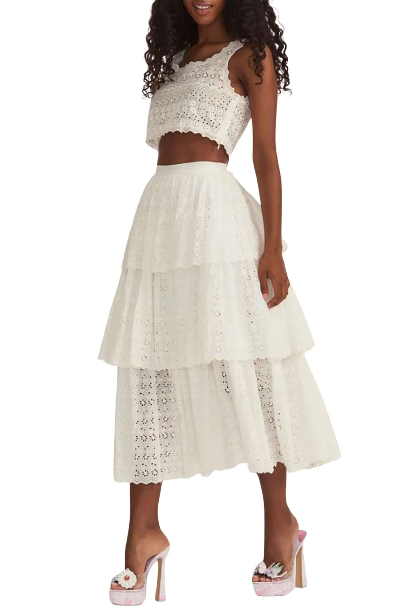 LoveShackFancy Kasiana Skirt 5 LoveShackFancy Kasiana Skirt - Image 5