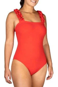 Ellery Square Neck In Cherry -Fashion Lingerie Shop ellerysquarecherrynobackground