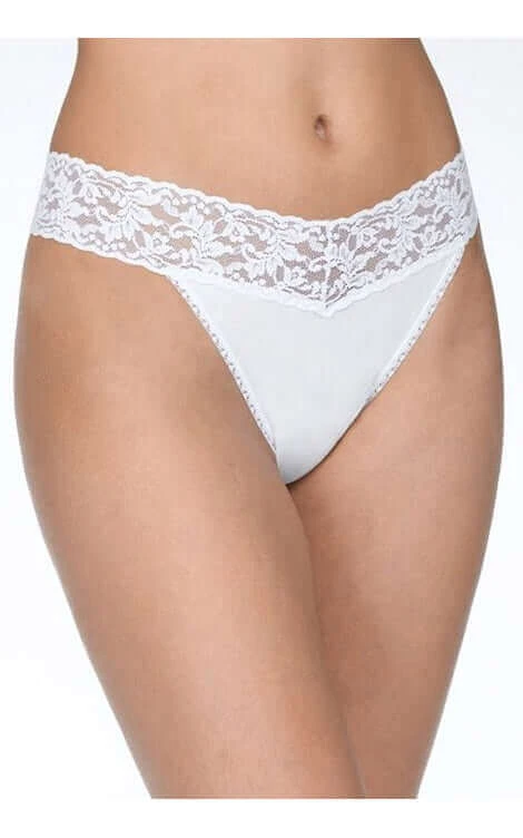 HANKY PANKY Organic Cotton Original Rise Thong 2 HANKY PANKY Organic Cotton Original Rise Thong - Image 2