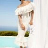 Luisa Dress In White Fruition