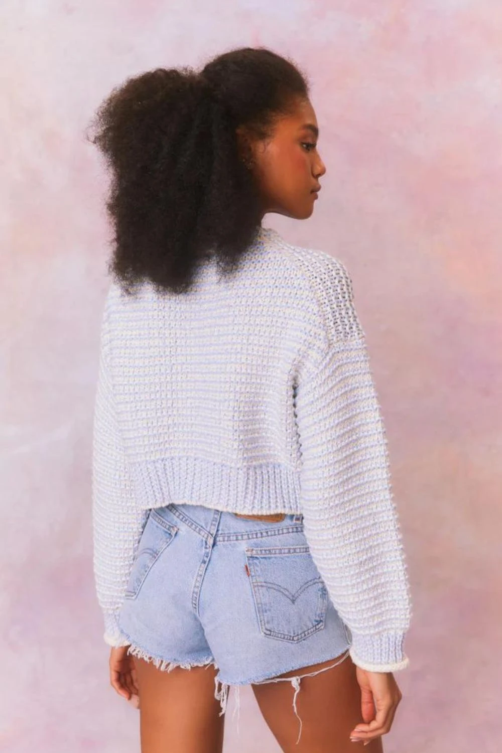 LoveShackFancy Koa Pullover In Ocean Pearl 2 LoveShackFancy Koa Pullover In Ocean Pearl - Image 2