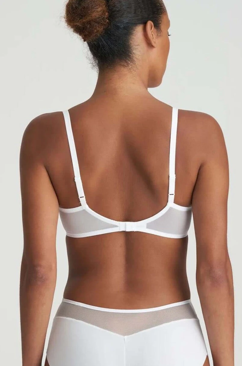 MARIE JO Leda Balcony Bra In White 2 MARIE JO Leda Balcony Bra In White - Image 2