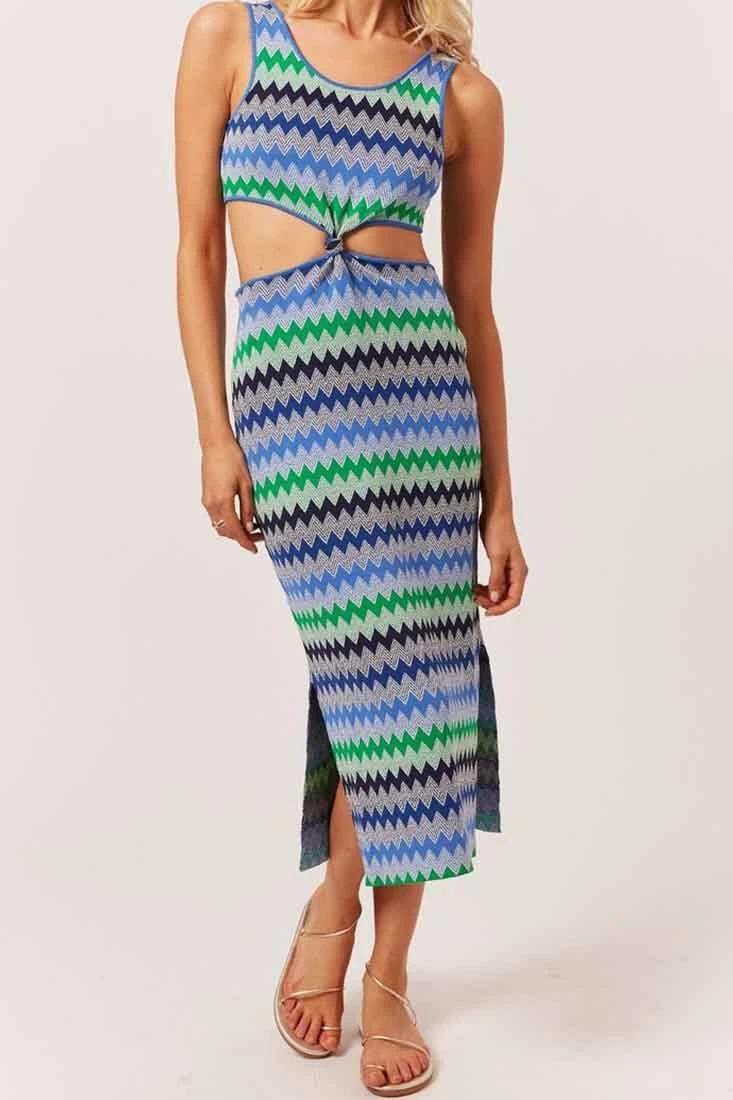 Solid & Striped Bailey Dress In Ombre Zig Zag 1 Solid & Striped Bailey Dress In Ombre Zig Zag
