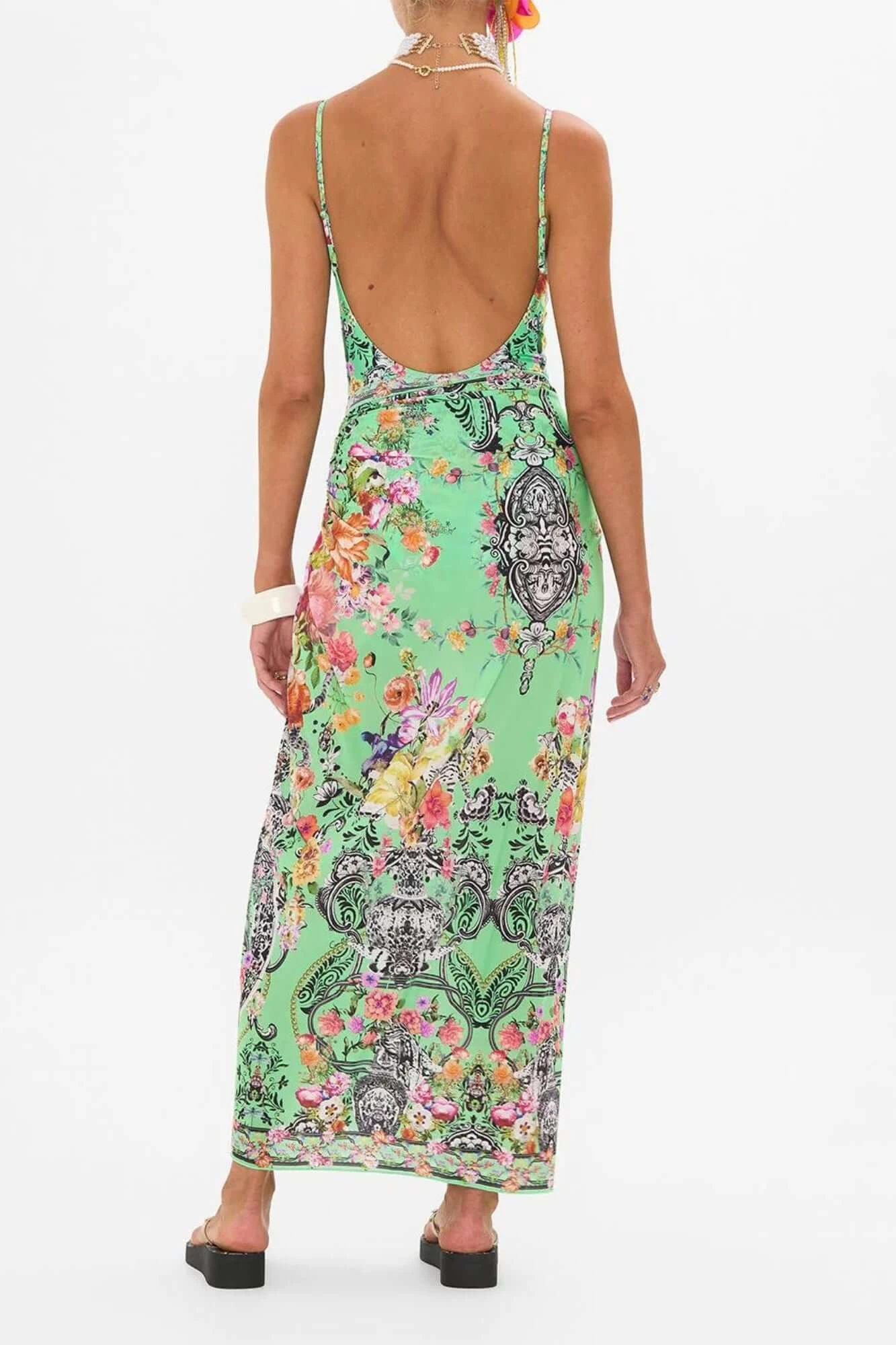 Camilla Porcelain Dream Long Sarong 2 Camilla Porcelain Dream Long Sarong - Image 2